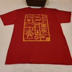 Dungeons and Dragons Lootwear T Shirt Size Large L Red